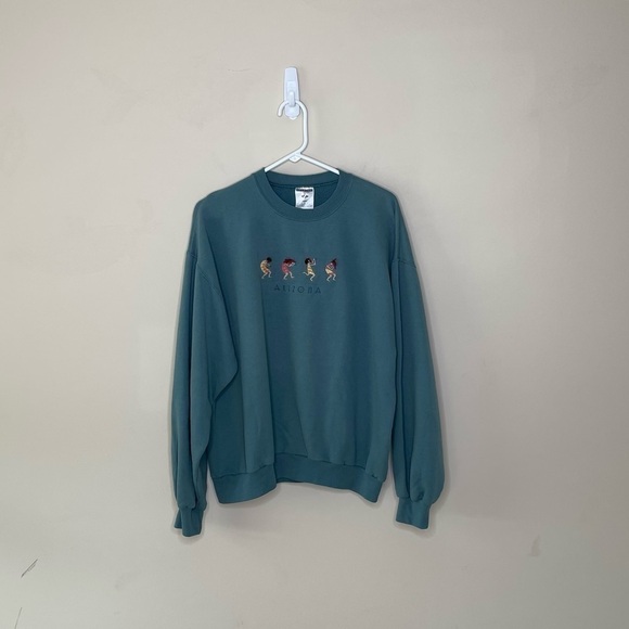Vintage 90s Arizona Crewneck Sweatshirt Embroidered - Picture 1 of 4